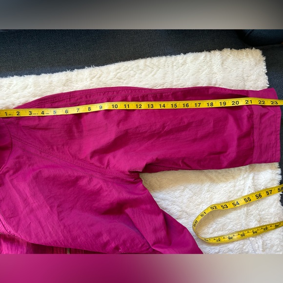 Chico’s Full Zip Nylon-Cotton Blend Magenta Jacket - Picture 14 of 14